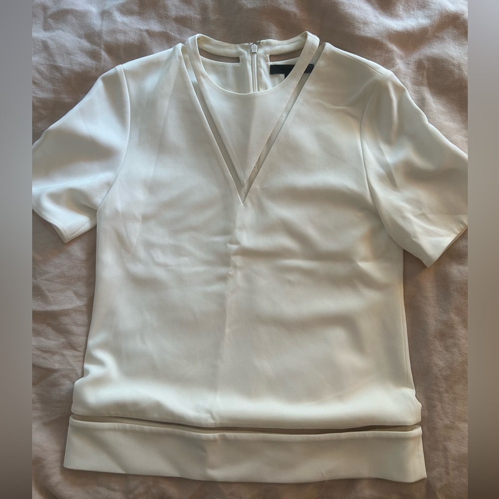 White Alexander Wang shirt.